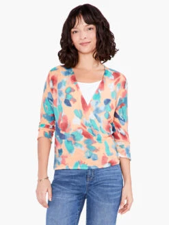 Terrace 4-Way Cardigan ORANGE MULTI 8 Terrace 4-Way Cardigan ORANGE MULTI -Deals Clothing Shop S231134ORMPRODUCT 03