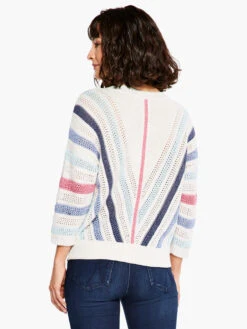 Crochet Angles Sweater BLUE MULTI -Deals Clothing Shop S231143BLTPRODUCT 03