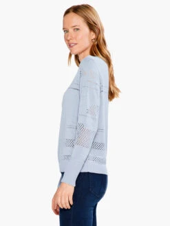 Placed Pointelle Sweater -Deals Clothing Shop S231148BGCPRODUCT 02