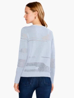 Placed Pointelle Sweater -Deals Clothing Shop S231148BGCPRODUCT 03