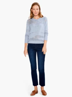 Placed Pointelle Sweater -Deals Clothing Shop S231148BGCPRODUCT 04