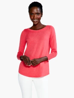 Vital Boatneck Sweater PARADISE PINK