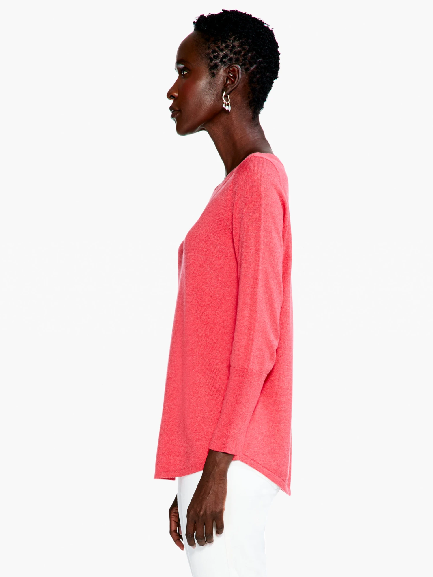 Vital Boatneck Sweater PARADISE PINK 4 Vital Boatneck Sweater PARADISE PINK - Image 2