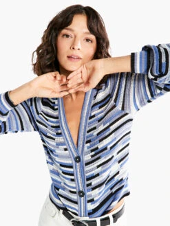 Crochet Blues Cardigan BLUE MULTI -Deals Clothing Shop S231157BLTPRODUCT 07