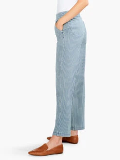 Railroad Stripe Wide-Leg Pant BLUE MULTI -Deals Clothing Shop S231301BLTPRODUCT 02