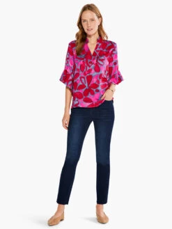 Happy Splash Top PINK MULTI -Deals Clothing Shop S231613PKMPRODUCT 04