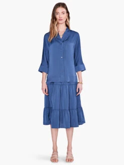 Soft Drape Town Shirt DEEP OCEAN -Deals Clothing Shop S231632DPOPRODUCT 04