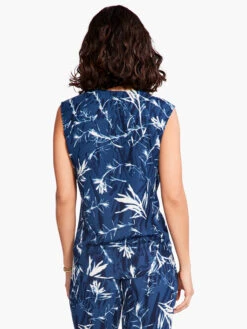 Vintage Botanical Tank BLUE MULTI -Deals Clothing Shop S231633BLTPRODUCT 03