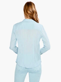 Crinkle Shirt MIST -Deals Clothing Shop S231636MSTPRODUCT 03