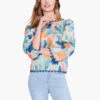 Citrus Grove Puff Sleeve Top BLUE MULTI -Deals Clothing Shop S231640BLTPRODUCT 01