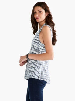 Lattice Live In Tank BLUE MULTI -Deals Clothing Shop S231641BLTPRODUCT 02