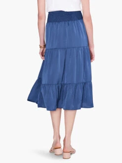 Soft Drape Tiered Skirt DEEP OCEAN -Deals Clothing Shop S231703DPOPRODUCT 03