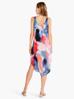 Abstract Art Dress PINK MULTI -Deals Clothing Shop S231910PKMPRODUCT 03