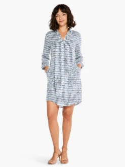 Lattice Live In Dress BLUE MULTI -Deals Clothing Shop S231915BLTPRODUCT 04