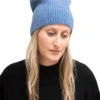Meg Cohen - Cashmere Solid Ski Hat BLUE -Deals Clothing Shop SHBLUPRODUCT 01