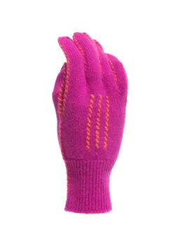 Meg Cohen - Cashmere Stitch Gloves PINK MULTI