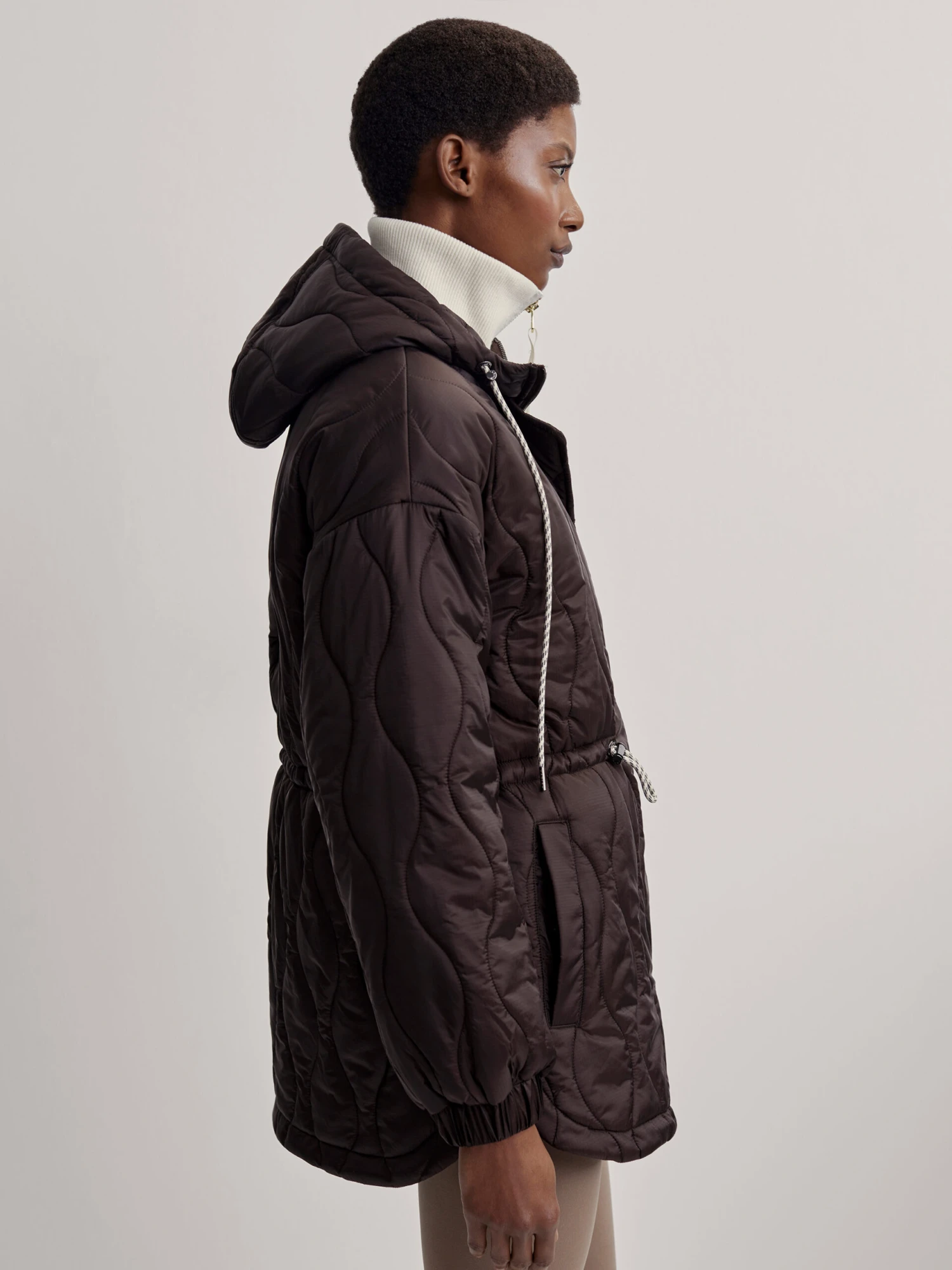 Varley - Caitlin Quilt Jacket COFFEE BEAN 4 Varley - Caitlin Quilt Jacket COFFEE BEAN - Image 2