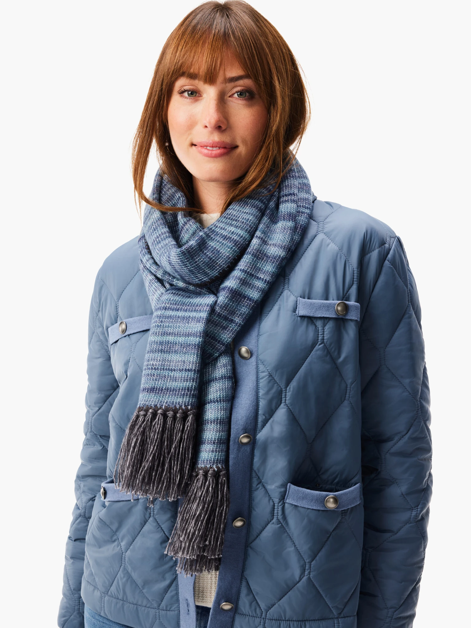 Spacedye Fringe Scarf 3 Spacedye Fringe Scarf