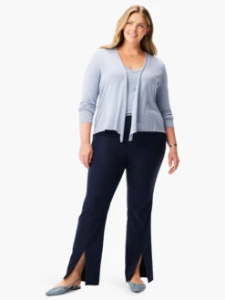 Perfect Knit Rib Long Sleeve V Neck -Deals Clothing Shop W231032WBGCPRODUCT 04