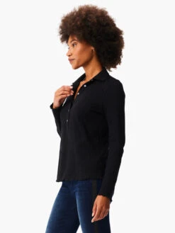 Lace Knit Collared Top -Deals Clothing Shop W231088RBLXPRODUCT 02