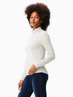 High Neck Perfect Rib Top REFLECTION -Deals Clothing Shop W231093RRFLPRODUCT 02