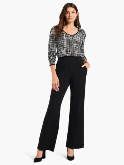 Checked Off Sweater BLACK MULTI -Deals Clothing Shop W231117BLMPRODUCT 04