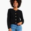 Gilded Texture Sweater Jacket BLACK ONYX -Deals Clothing Shop W231119BLXPRODUCT 01 1