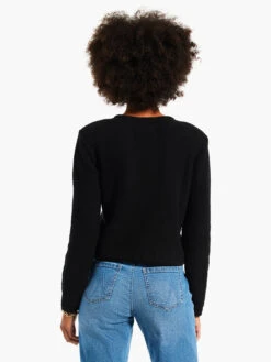 Gilded Texture Sweater Jacket -Deals Clothing Shop W231119BLXPRODUCT 03