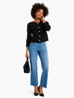 Gilded Texture Sweater Jacket -Deals Clothing Shop W231119BLXPRODUCT 05