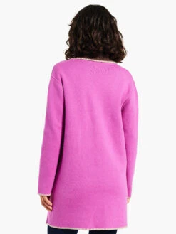 Cool Nights Reversible Knit Jacket VIVID MAGENTA -Deals Clothing Shop W231142VMGPRODUCT 03