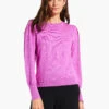 Femme Sleeve Sweater VIVID MAGENTA -Deals Clothing Shop W231159VMGPRODUCT 01