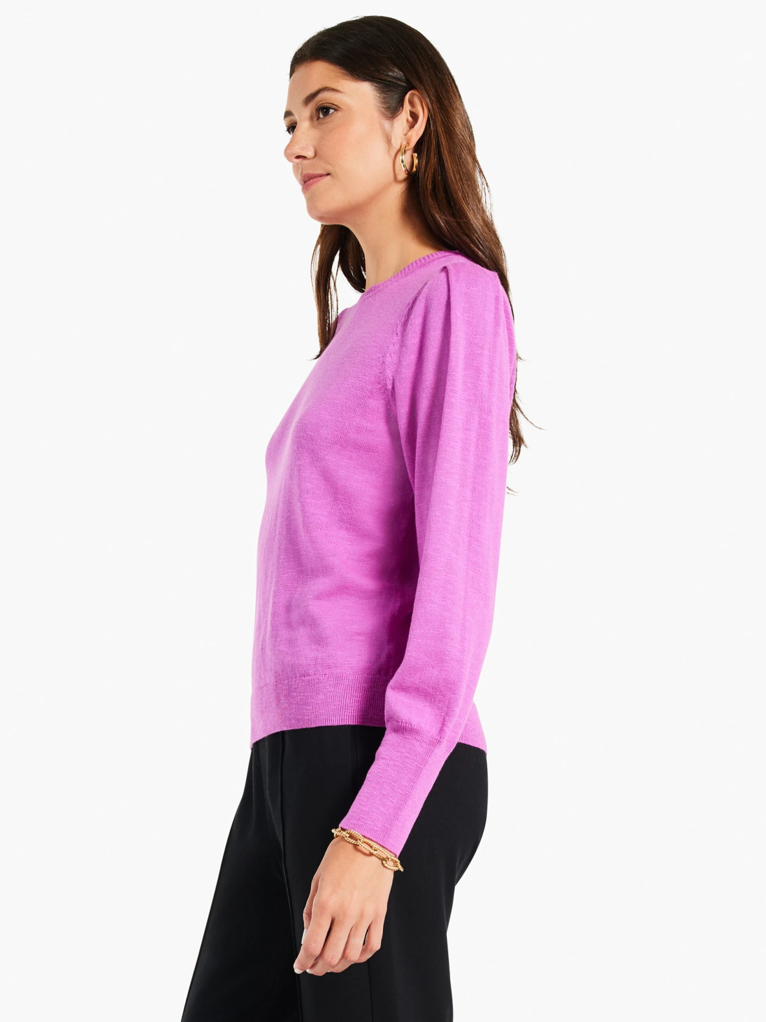 Femme Sleeve Sweater VIVID MAGENTA 4 Femme Sleeve Sweater VIVID MAGENTA - Image 2