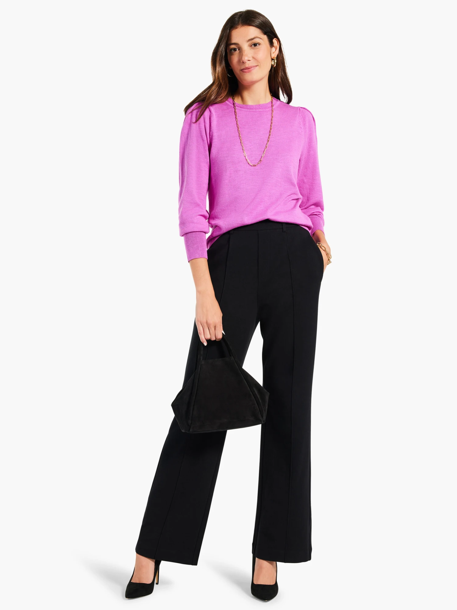 Femme Sleeve Sweater VIVID MAGENTA 7 Femme Sleeve Sweater VIVID MAGENTA - Image 5