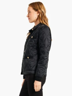 Knit Trim Puffer Jacket 9 Knit Trim Puffer Jacket -Deals Clothing Shop W231171BLXPRODUCT 02
