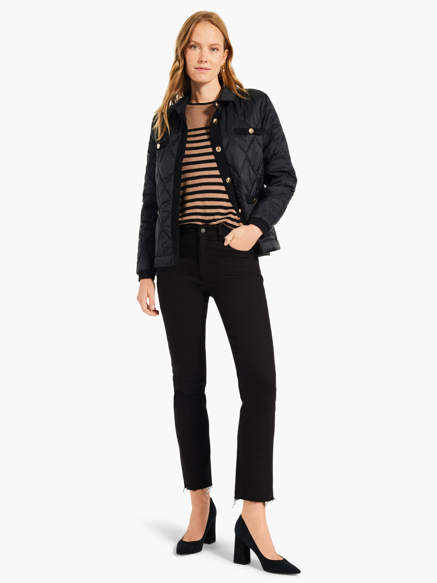 Knit Trim Puffer Jacket 6 Knit Trim Puffer Jacket - Image 4