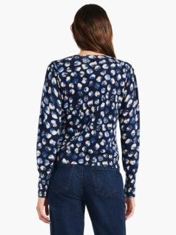 Many Moons Femme Sleeve Sweater BLUE MULTI -Deals Clothing Shop W231172BLTPRODUCT 03