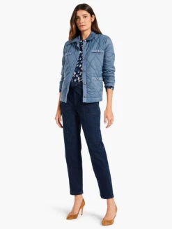 Many Moons Femme Sleeve Sweater BLUE MULTI -Deals Clothing Shop W231172BLTPRODUCT 04