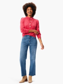 Button Henley Sweater PINK MIX -Deals Clothing Shop W231173RPIMPRODUCT 04