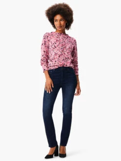 Blurred Geo Print Sweater PINK MULTI -Deals Clothing Shop W231182RPKMPRODUCT 04