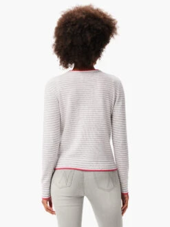 Easy Stripe Cashmere Sweater GREY MULTI -Deals Clothing Shop W231187RGMIPRODUCT 03