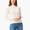 Waffle Stitch Sweater CREAM -Deals Clothing Shop W231190 CRM PRODUCT 01