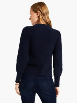 Waffle Stitch Sweater DARK INDIGO -Deals Clothing Shop W231190DIDPRODUCT 03