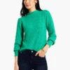 Waffle Stitch Sweater FERN -Deals Clothing Shop W231190FERPRODUCT 01