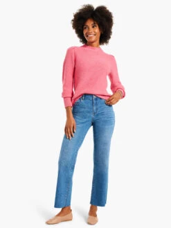 Waffle Stitch Sweater GRENADINE -Deals Clothing Shop W231190GRDPRODUCT 04