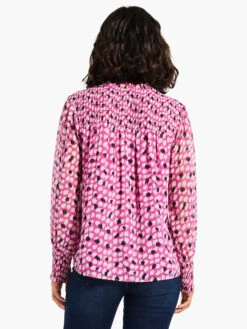 Vivid Dot Top PINK MULTI -Deals Clothing Shop W231606PKMPRODUCT 03