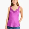 Lace Cami Tank VIVID MAGENTA -Deals Clothing Shop W231652VMGPRODUCT 01