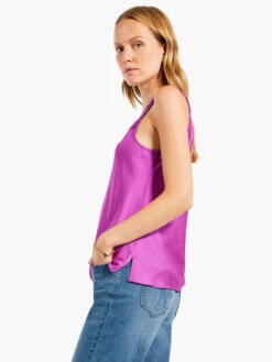 Lace Cami Tank VIVID MAGENTA -Deals Clothing Shop W231652VMGPRODUCT 02