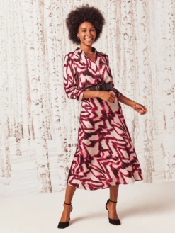 Blurred Ikat Shirt PINK MULTI -Deals Clothing Shop W231658RPKMPRODUCT 04A