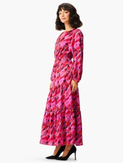 Petal Splash Dress PINK MULTI -Deals Clothing Shop W231906PKMPRODUCT 02