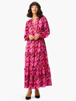 Petal Splash Dress PINK MULTI -Deals Clothing Shop W231906PKMPRODUCT 04